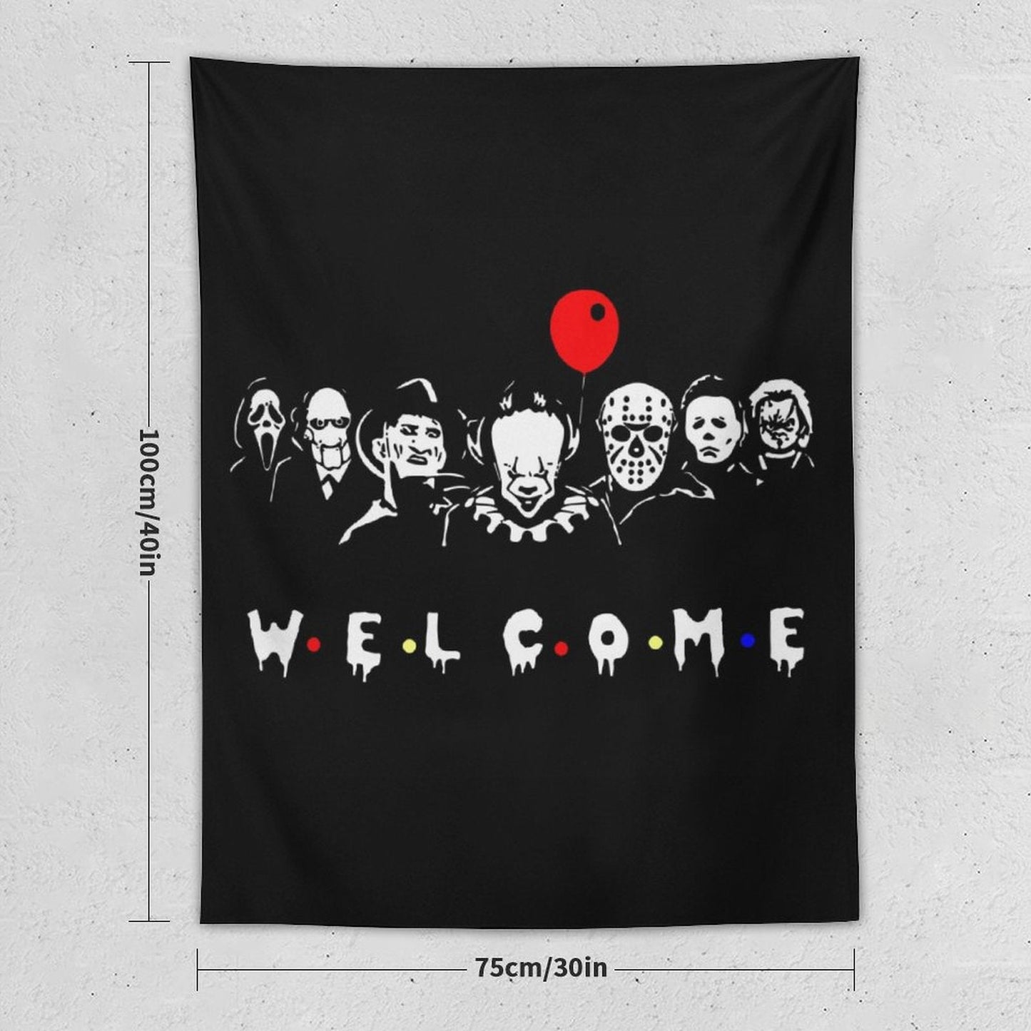 Welcome Halloween Tapestry