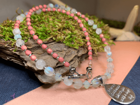 Inspirational Necklace - 16 inch / Peach