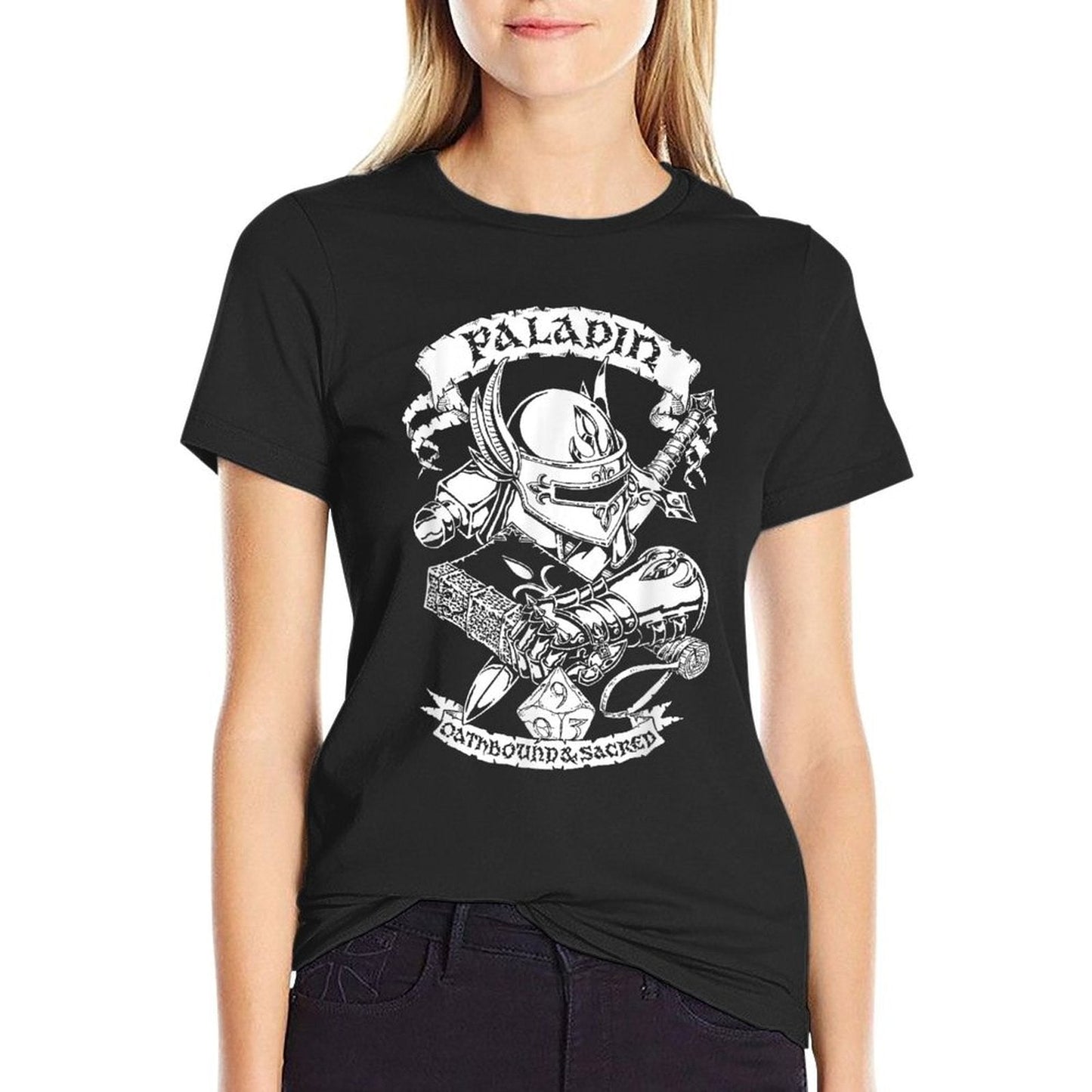 Fantasy RPG - Paladin  Easy-care T-Shirt
