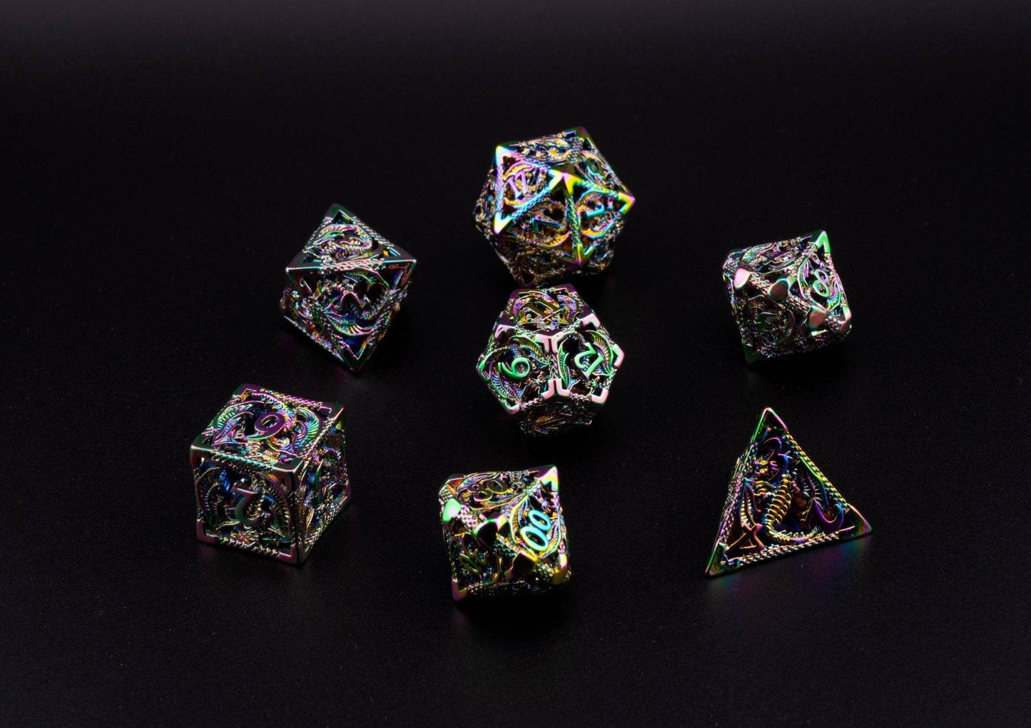 Celestial Spectrum Hollow Dice Set - 