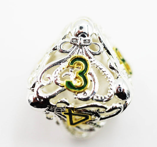 Mind Eater: Celestial - Hollow Metal RPG Dice Set - 