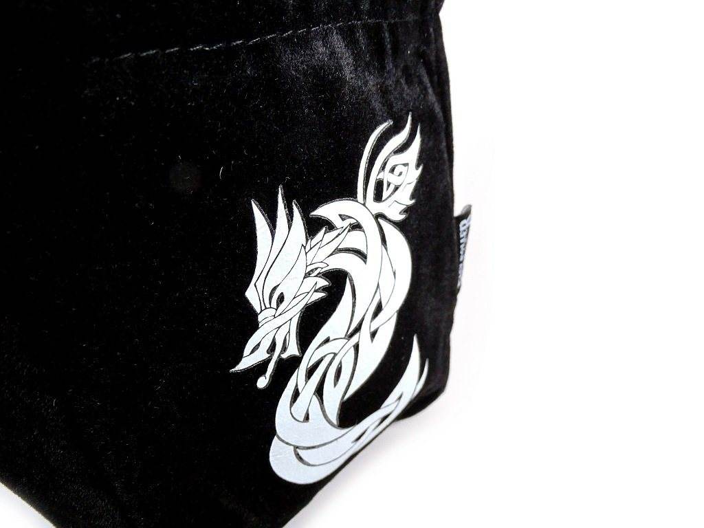 Celtic Knot Dragon Reversible Microfiber Self-Standing Large Dice Bag - 