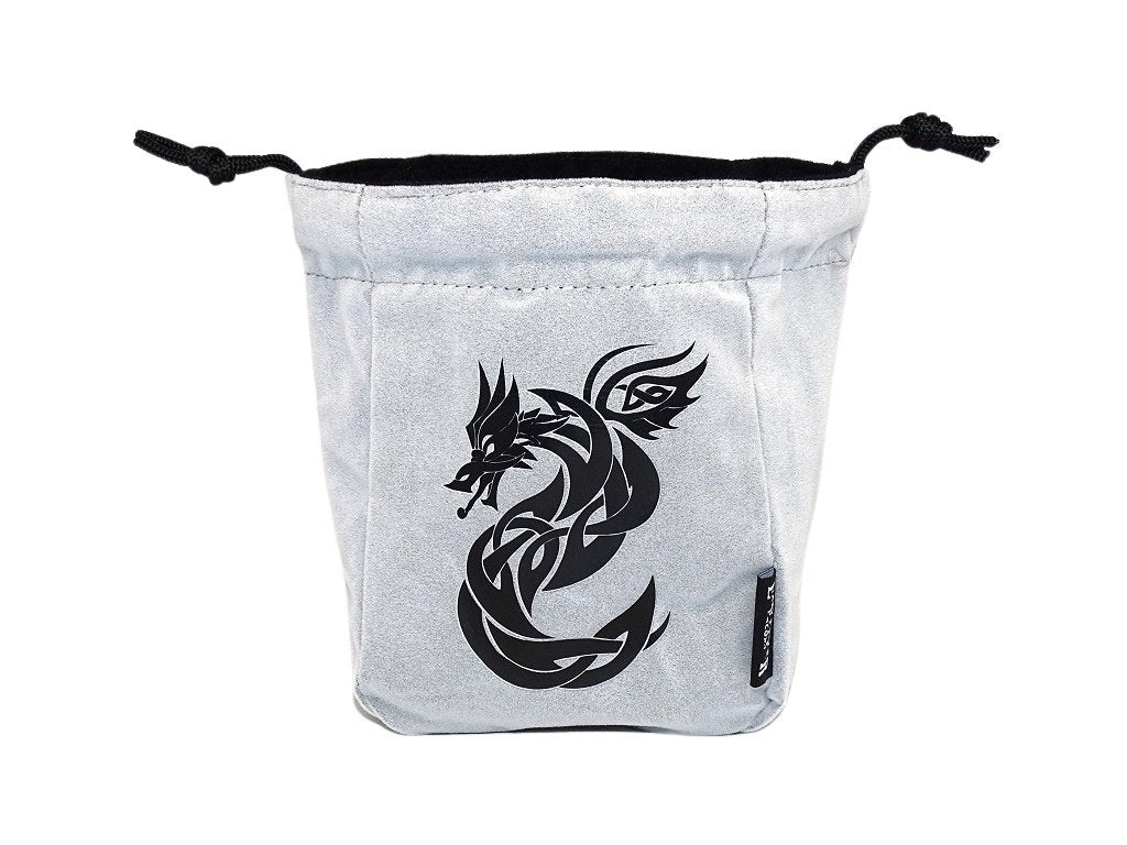 Celtic Knot Dragon Reversible Microfiber Self-Standing Large Dice Bag