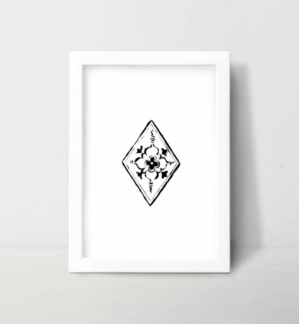 "Regal Bloom" Fine Art Print: A Tribute to Medieval Elegance