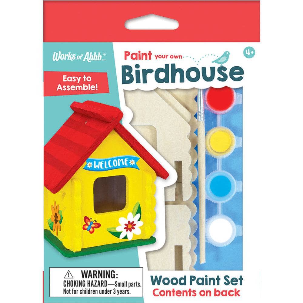 Birdhouse Wood Craft & Paint Kit
