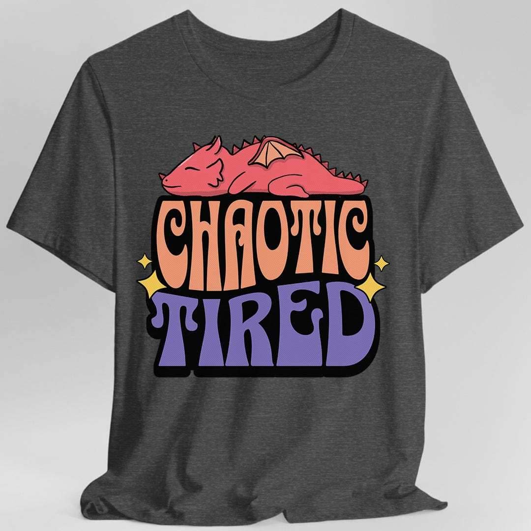 Chaotic Tired Alignment Shirt - Dark Heather / S