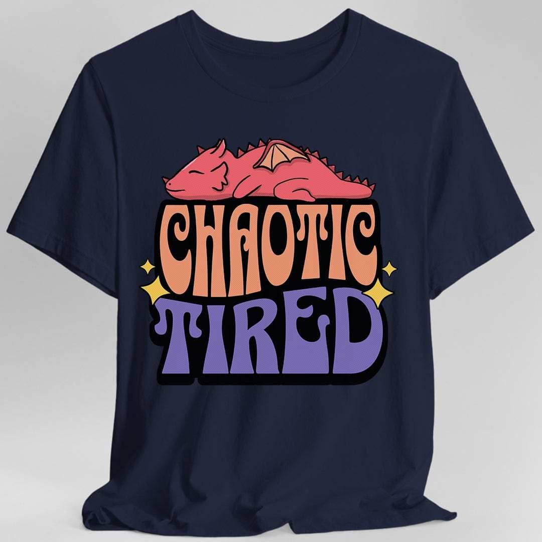 Chaotic Tired Alignment Shirt - Navy / S