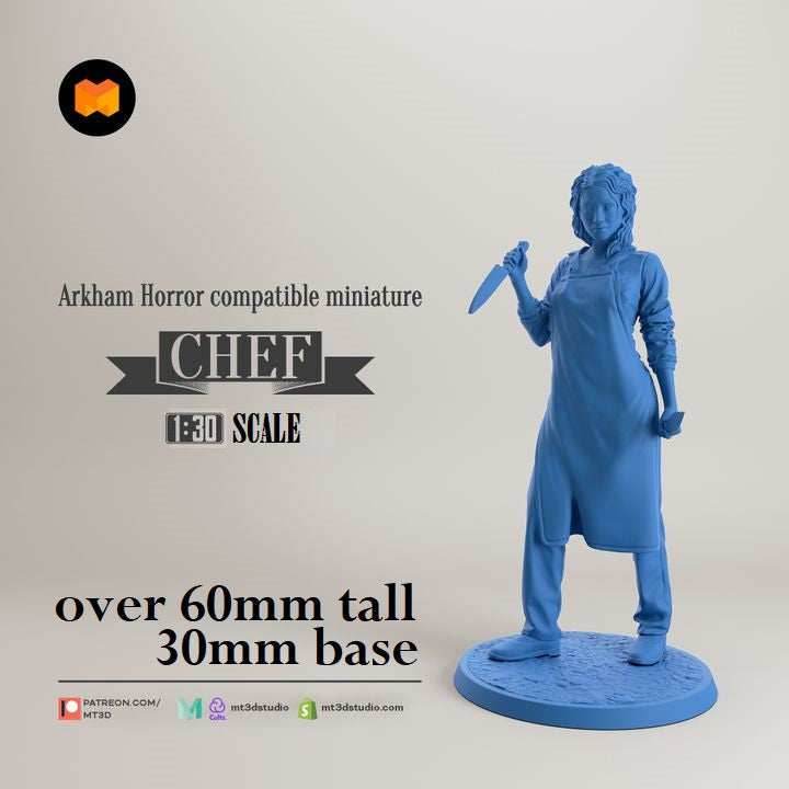 Arkham Compatible Investigator: The Chef (Zoey Samaras) - 