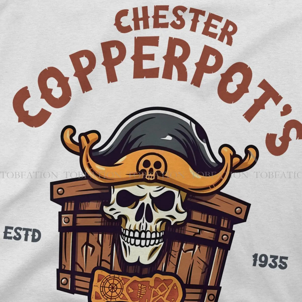 Chester Copperpot's Treasure Hunt Tours Style TShirt The Goonies Movie 100% Cotton Creative Gift Clothes  T Shirt Stuff Ofertas