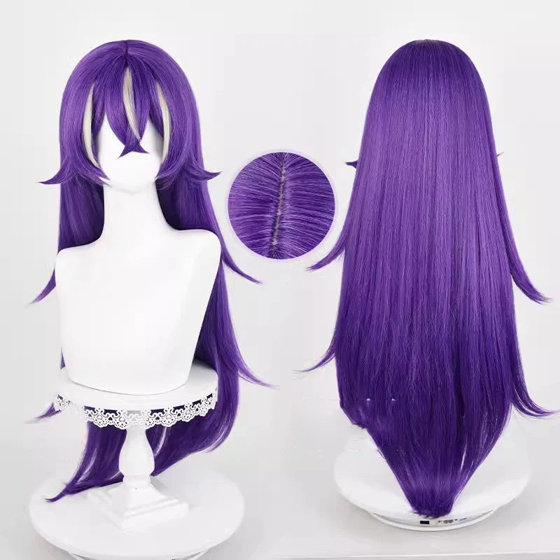 Chevreuse Genshin Impact Cosplay Chevreuse 100CM Prop weapons Gun Game Cos Outfits Role Play Party Suit Purple Wig Shoe