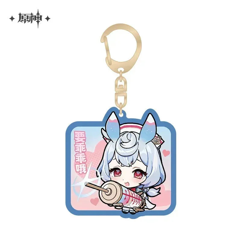 Chibi Emojis Series Acrylic Keychain Court of Fontaine Genshin Impact