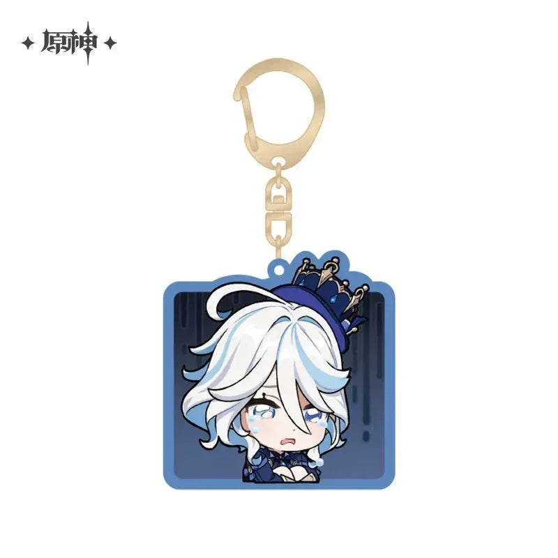 Chibi Emojis Series Acrylic Keychain Court of Fontaine Genshin Impact