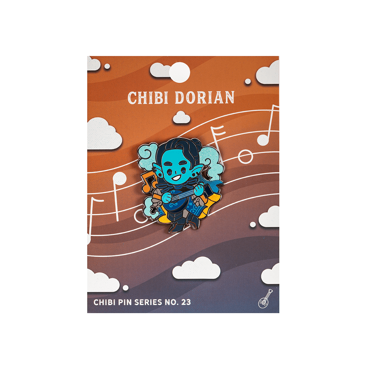 Critical Role: Chibi Pin No. 23 - Dorian Storm - 