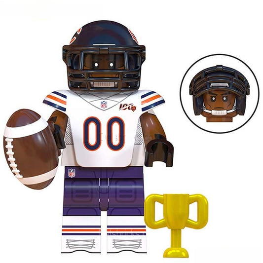 Chicago Bears NFL Football Teams Lego Minifigures Custom Toys