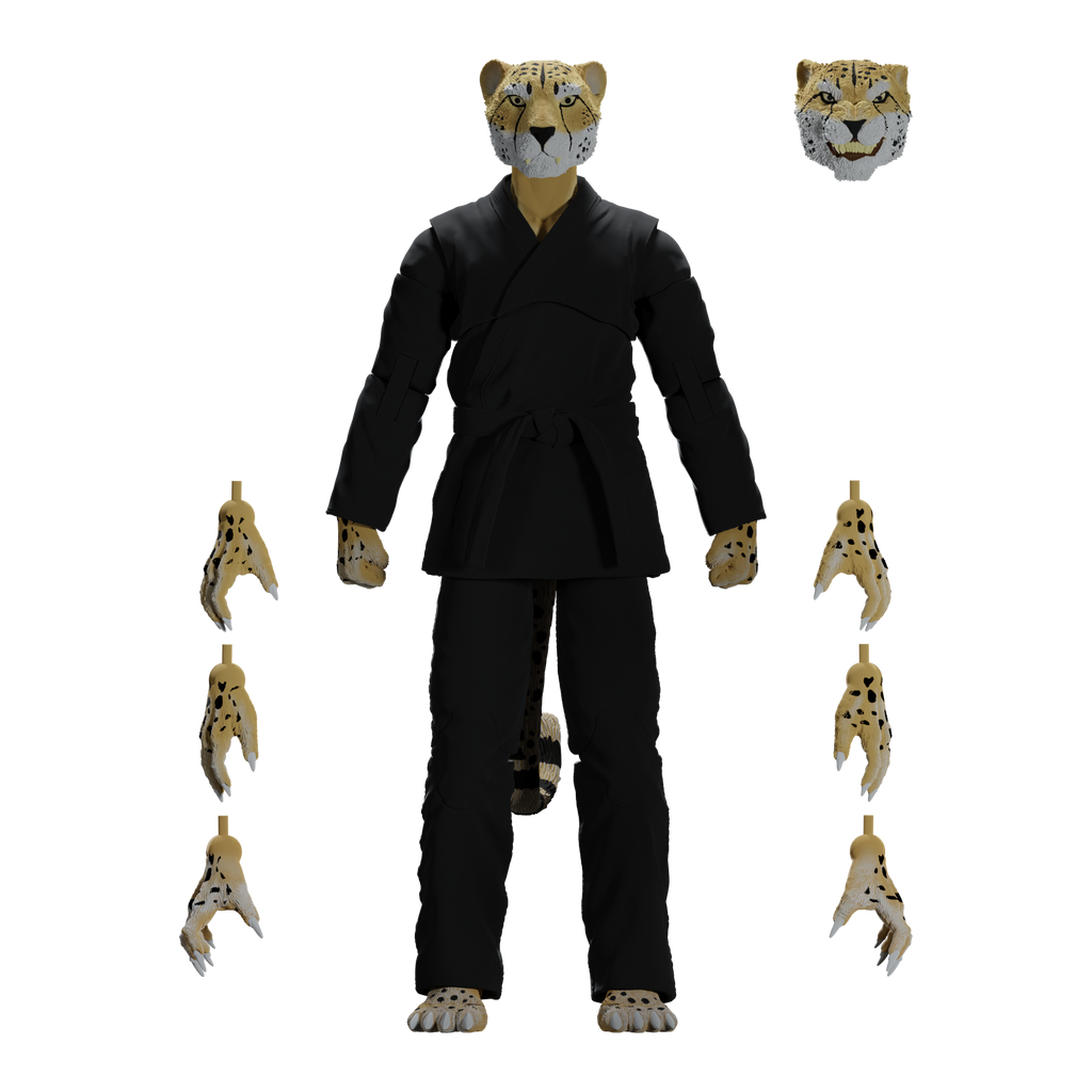 Jiu Jitsu Combat Creatures Chico the Cheetah Action Figure