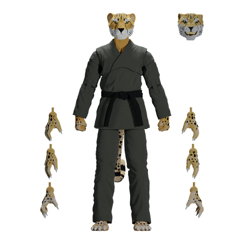 Jiu Jitsu Combat Creatures Chico the Cheetah Action Figure