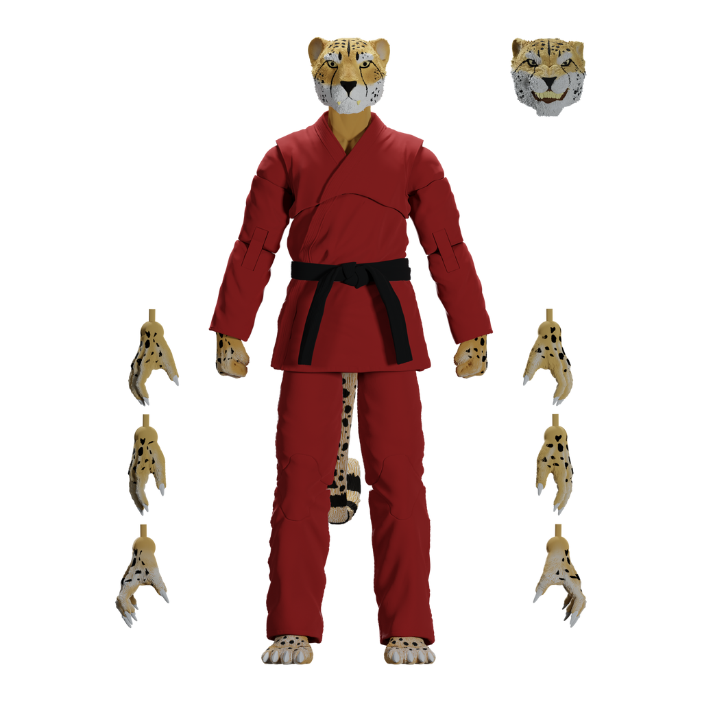 Jiu Jitsu Combat Creatures Chico the Cheetah Action Figure