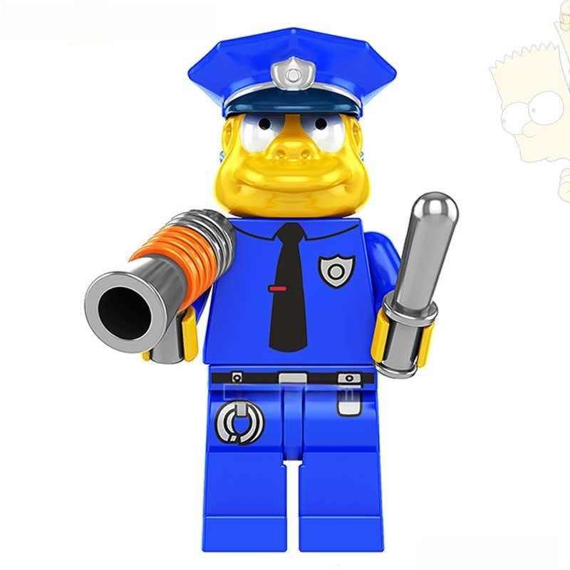 Chief Wiggum | The Simpsons Lego Minifigures Custom toys