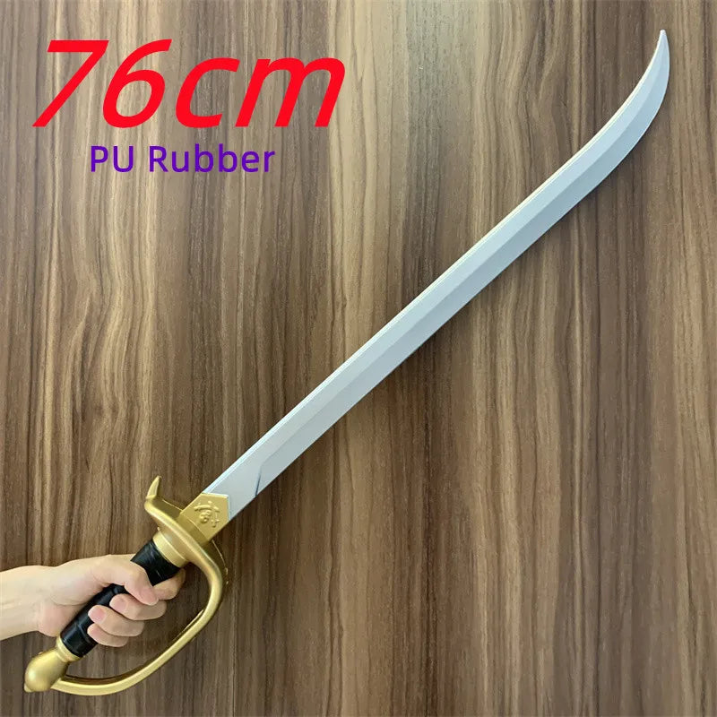 Chinese Style Cosplay Golden Dragon Sword Knights Knife Sword Prop Role Cos Protector Ghost Knife Sword PU Weapon Model Toy Gift