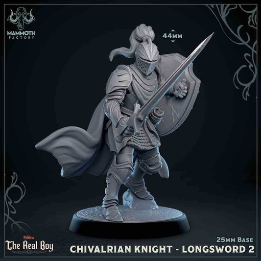 Chivalrian Knight with Longsword 2 (Paladin) - 