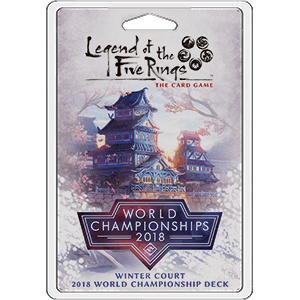 Legend of the Five Rings LCG: Winter Court 2018 World Championship Deck - 