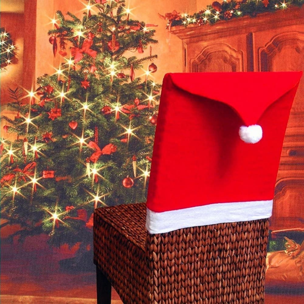 Christmas Chair Cover Christmas Decoration for Home Table Dinner Chair Back