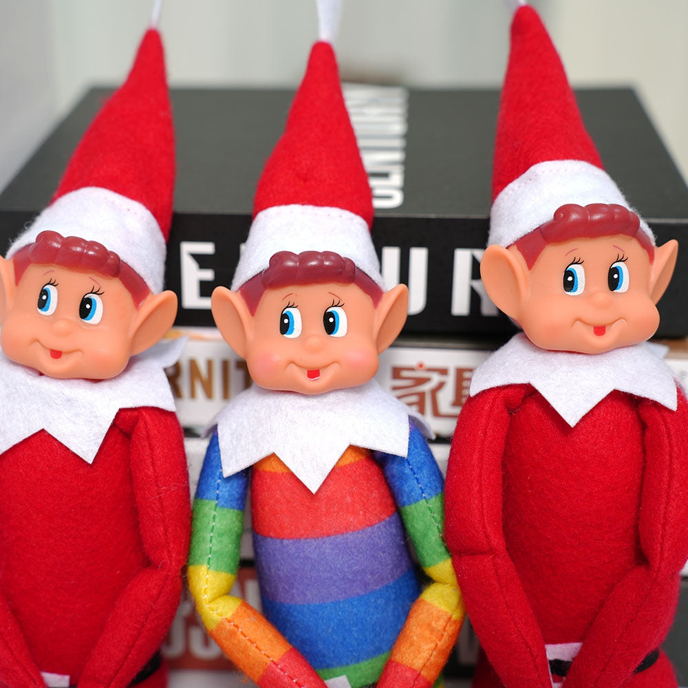 Christmas Elf Behaving Badly Plush Toy