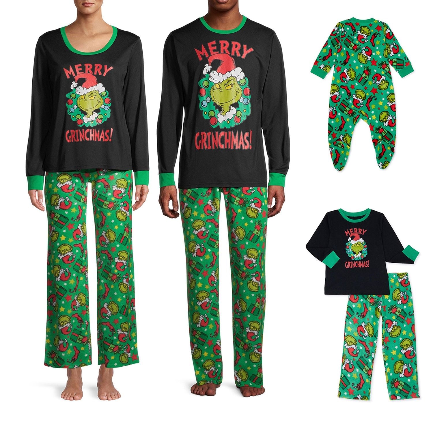 Christmas Family Matching Pajamas Sets Christmas Pjs Sleepwear Outfits