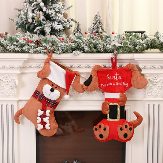 Christmas Ornaments Socks Dog Cat Pendants Christmas Tree Decorations