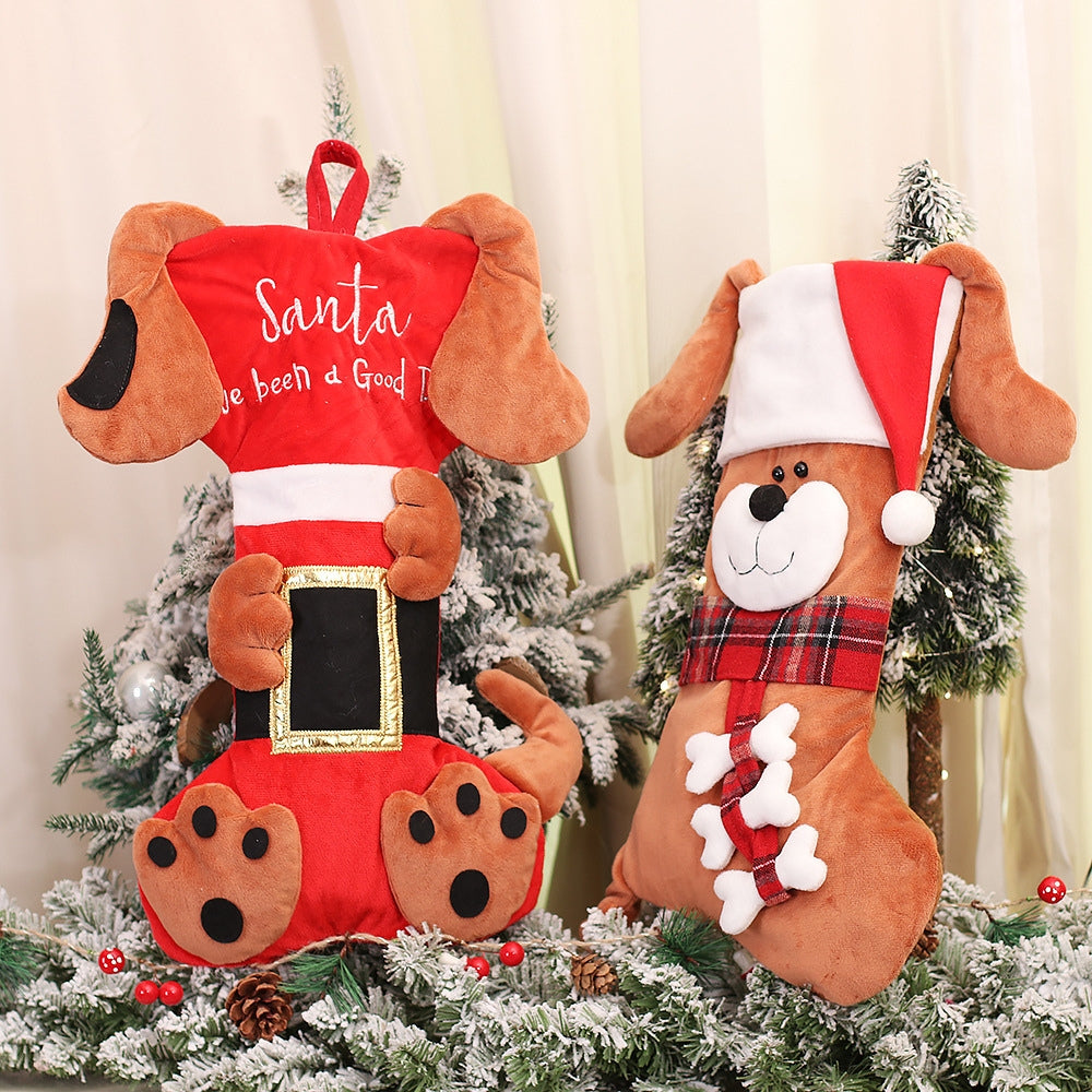 Christmas Ornaments Socks Dog Cat Pendants Christmas Tree Decorations