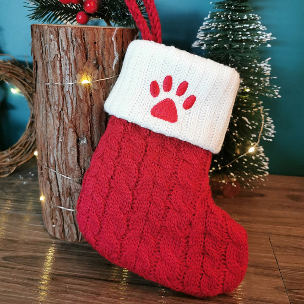 Christmas Stocking New Knitting Christmas Tree Pendant Decorations