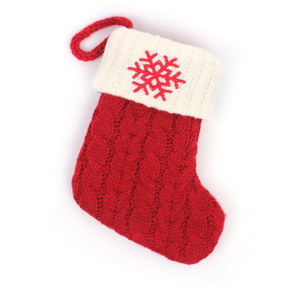 Christmas Stocking New Knitting Christmas Tree Pendant Decorations