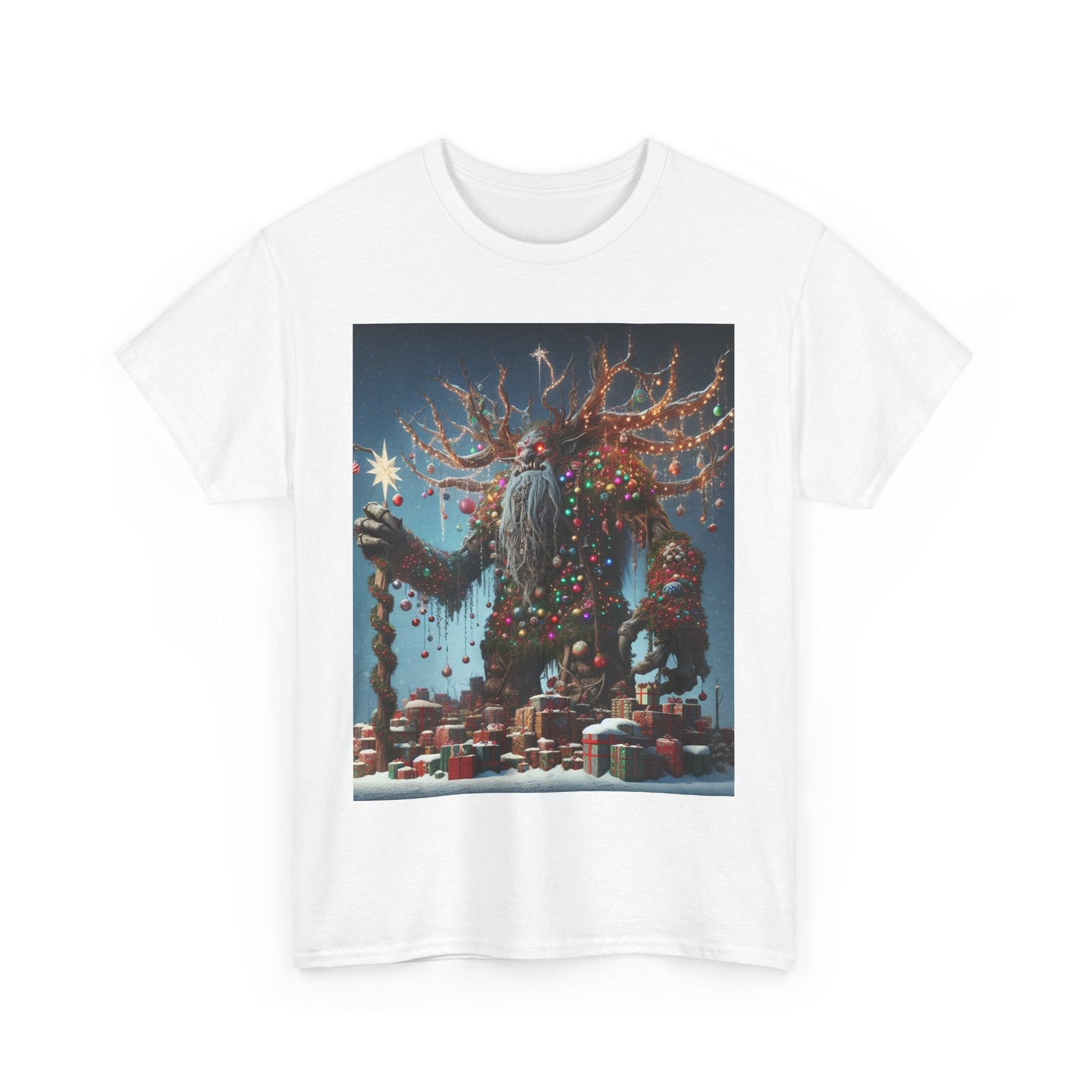 Christmas Treant Unisex Heavy Cotton Tee