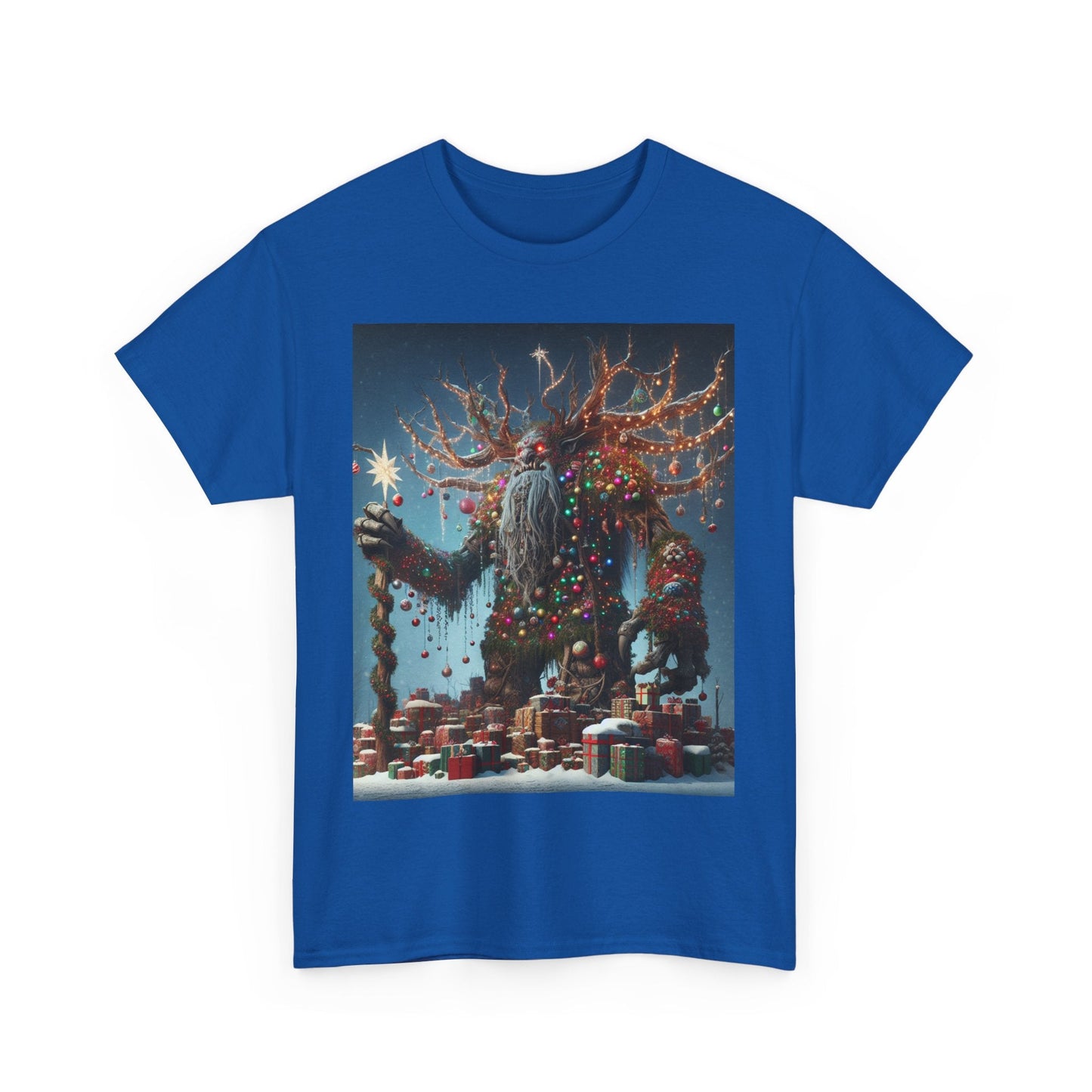 Christmas Treant Unisex Heavy Cotton Tee