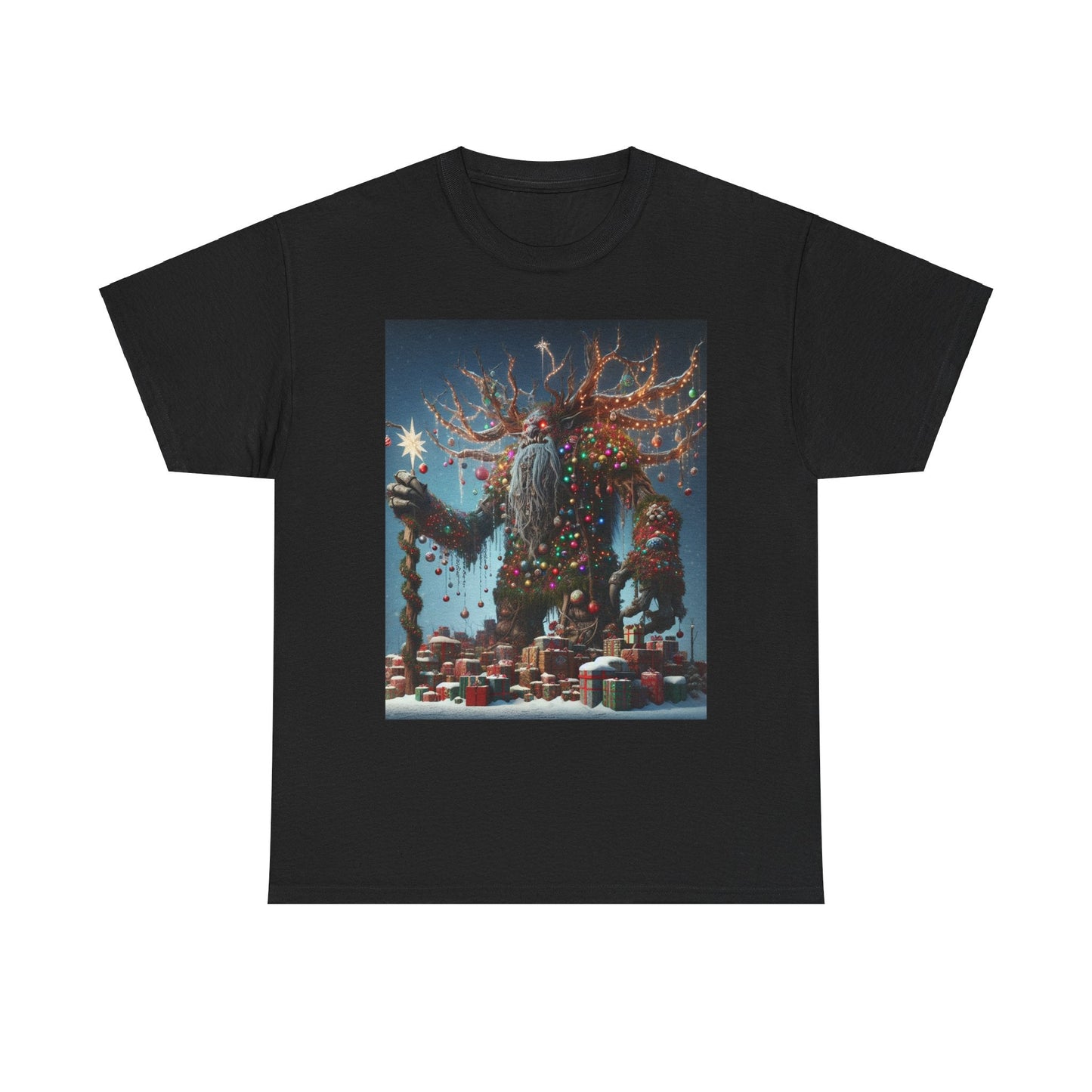 Christmas Treant Unisex Heavy Cotton Tee