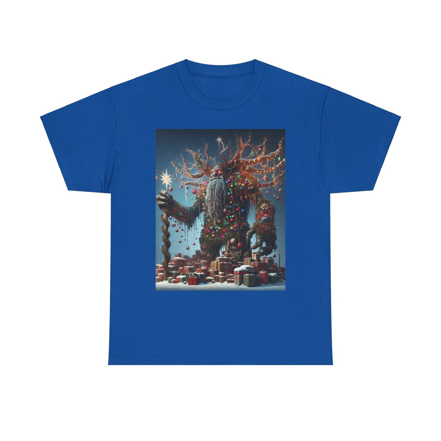 Christmas Treant Unisex Heavy Cotton Tee