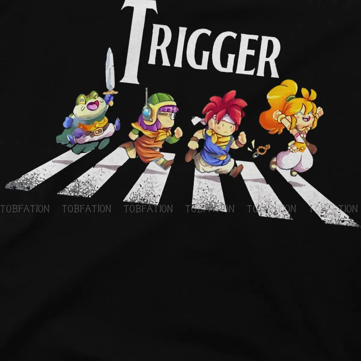 Chrono Trigger Game Crewneck TShirts Ride Him Cowboy Classic  Personalize Men's T Shirt Funny Tops Size S-6XL