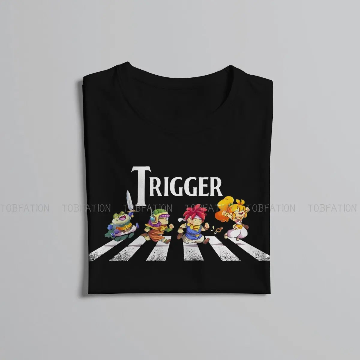 Chrono Trigger Game Crewneck TShirts Ride Him Cowboy Classic  Personalize Men's T Shirt Funny Tops Size S-6XL