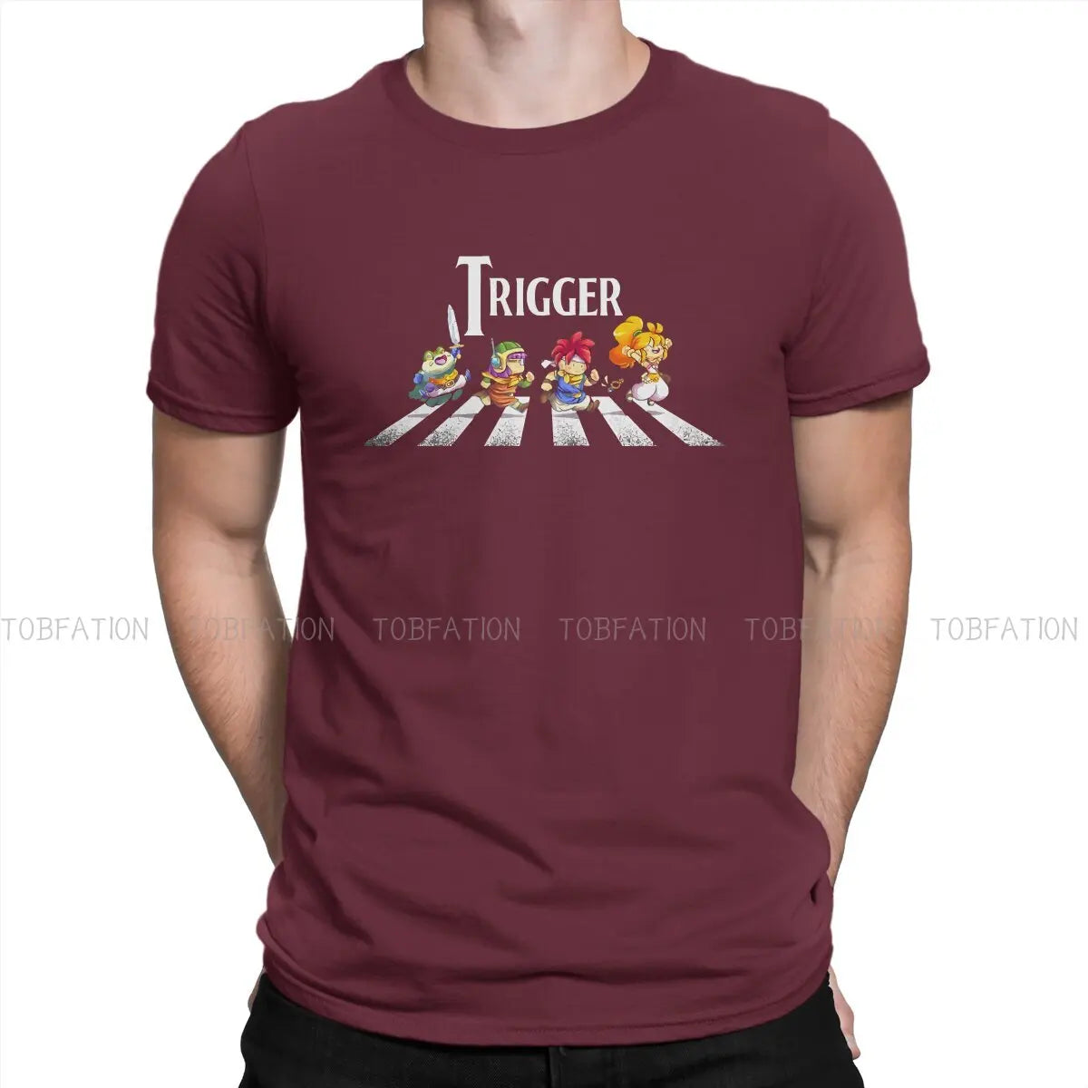 Chrono Trigger Game Crewneck TShirts Ride Him Cowboy Classic  Personalize Men's T Shirt Funny Tops Size S-6XL