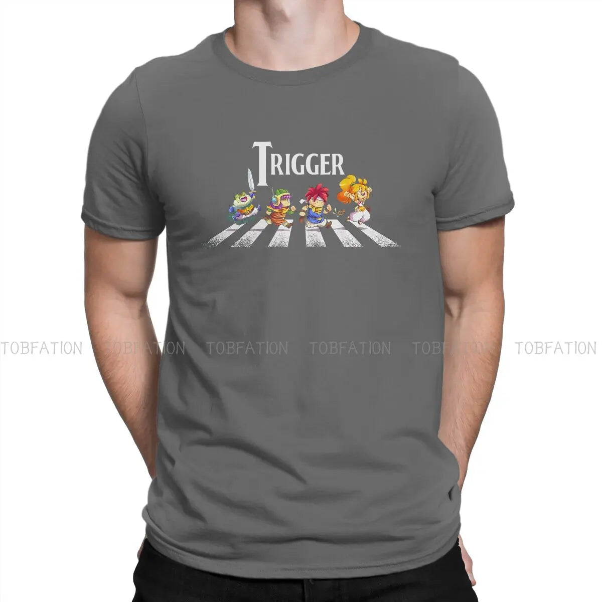 Chrono Trigger Game Crewneck TShirts Ride Him Cowboy Classic  Personalize Men's T Shirt Funny Tops Size S-6XL