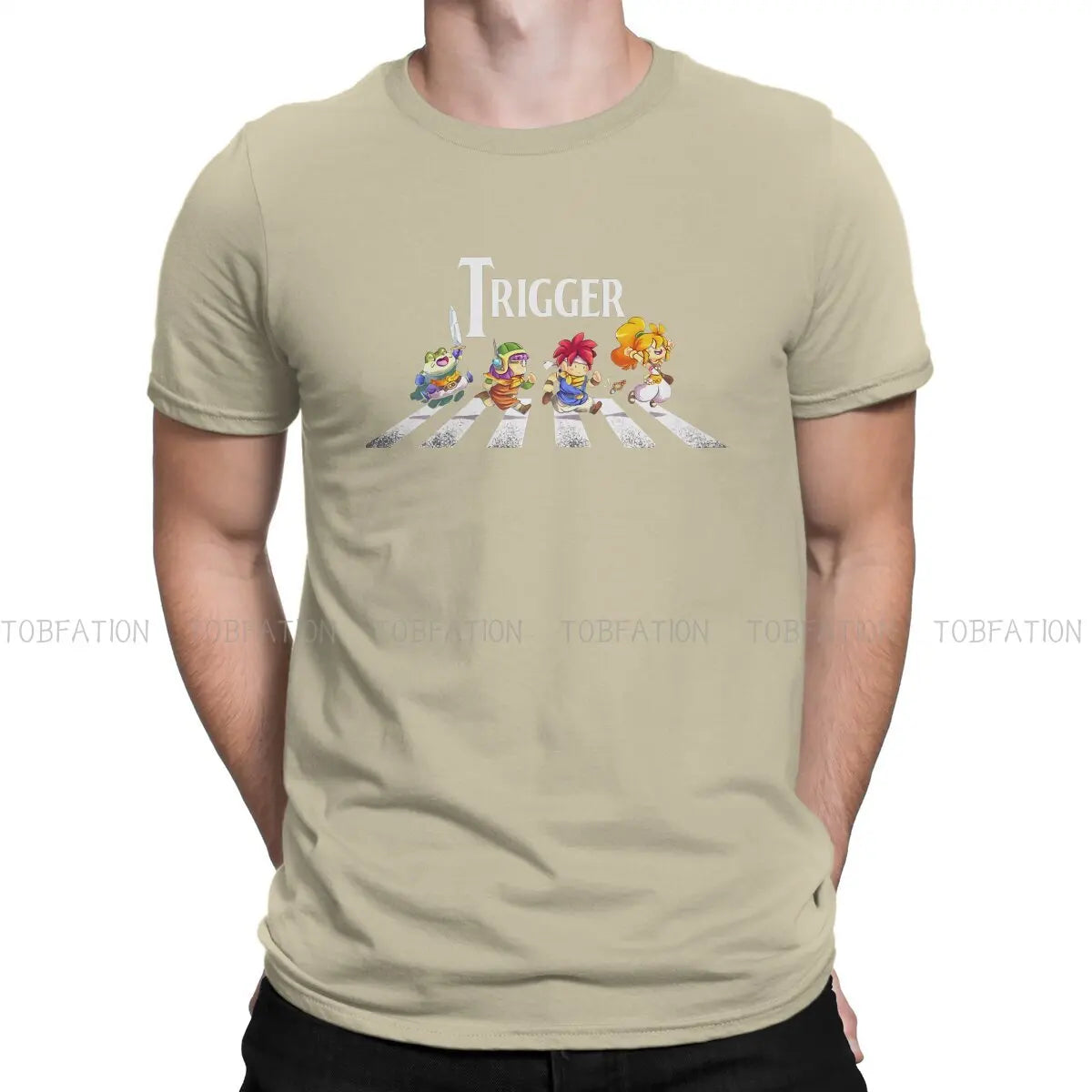 Chrono Trigger Game Crewneck TShirts Ride Him Cowboy Classic  Personalize Men's T Shirt Funny Tops Size S-6XL