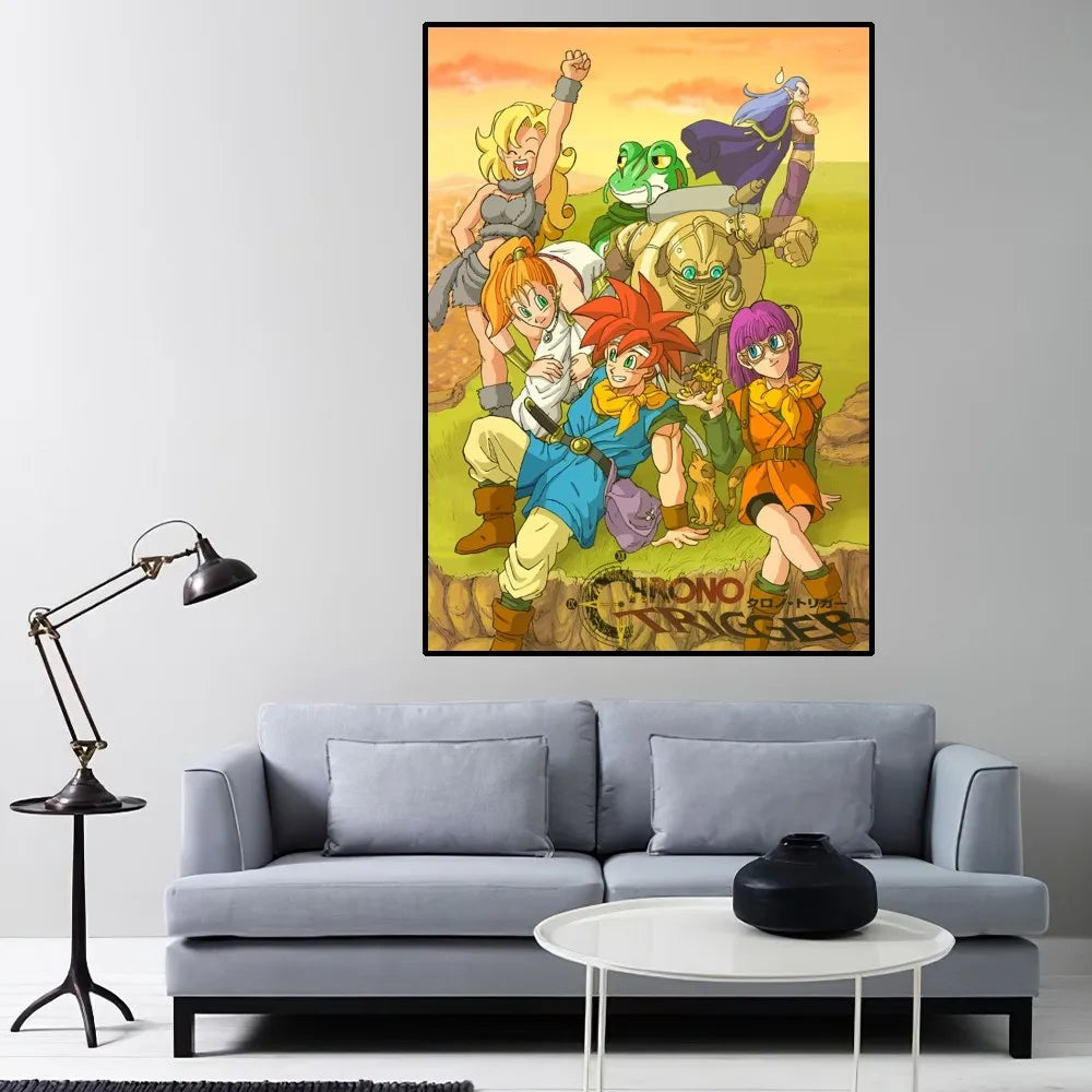 Chrono Trigger Poster Home Room Decor Aesthetic Art Wall Painting Stickers