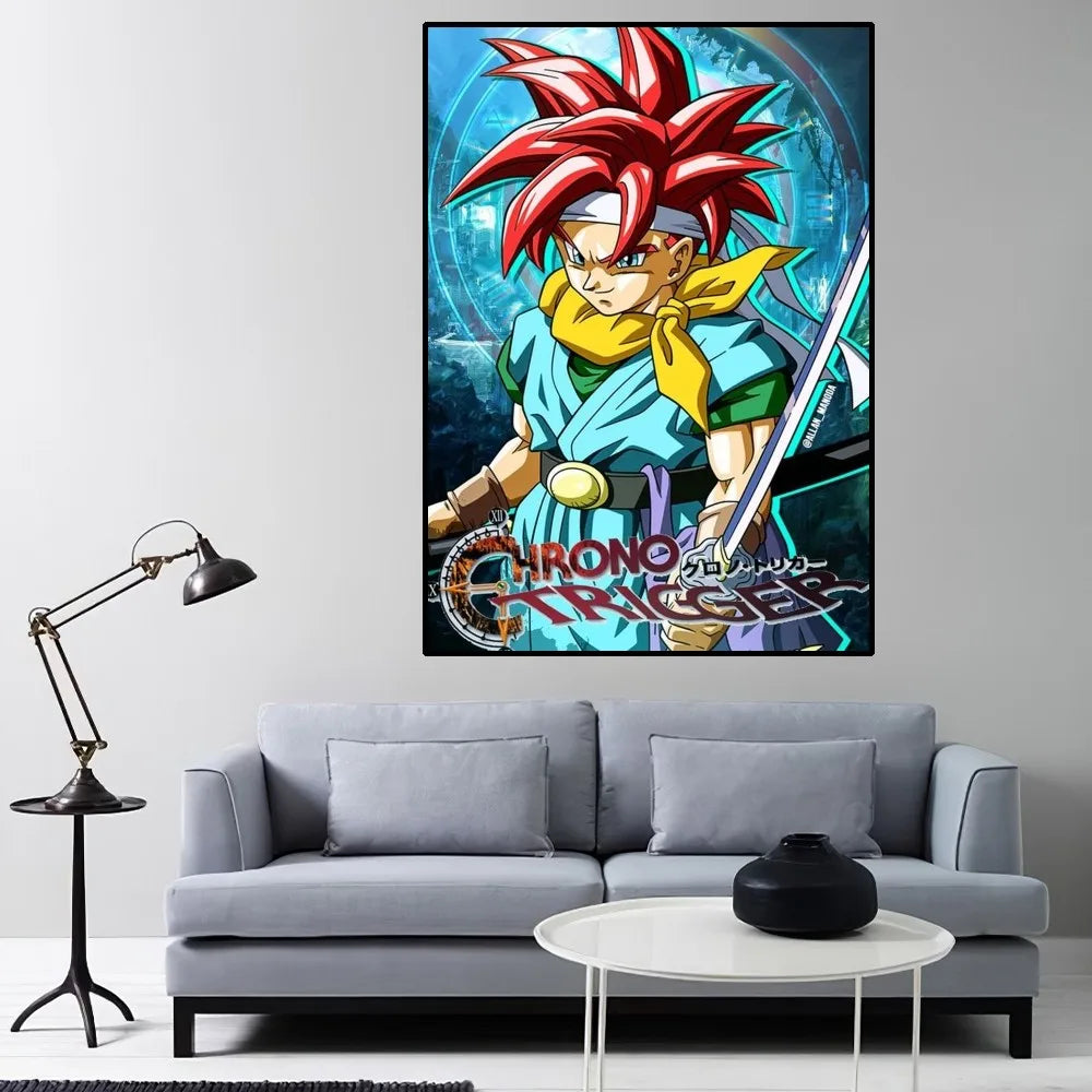 Chrono Trigger Poster Home Room Decor Aesthetic Art Wall Painting Stickers