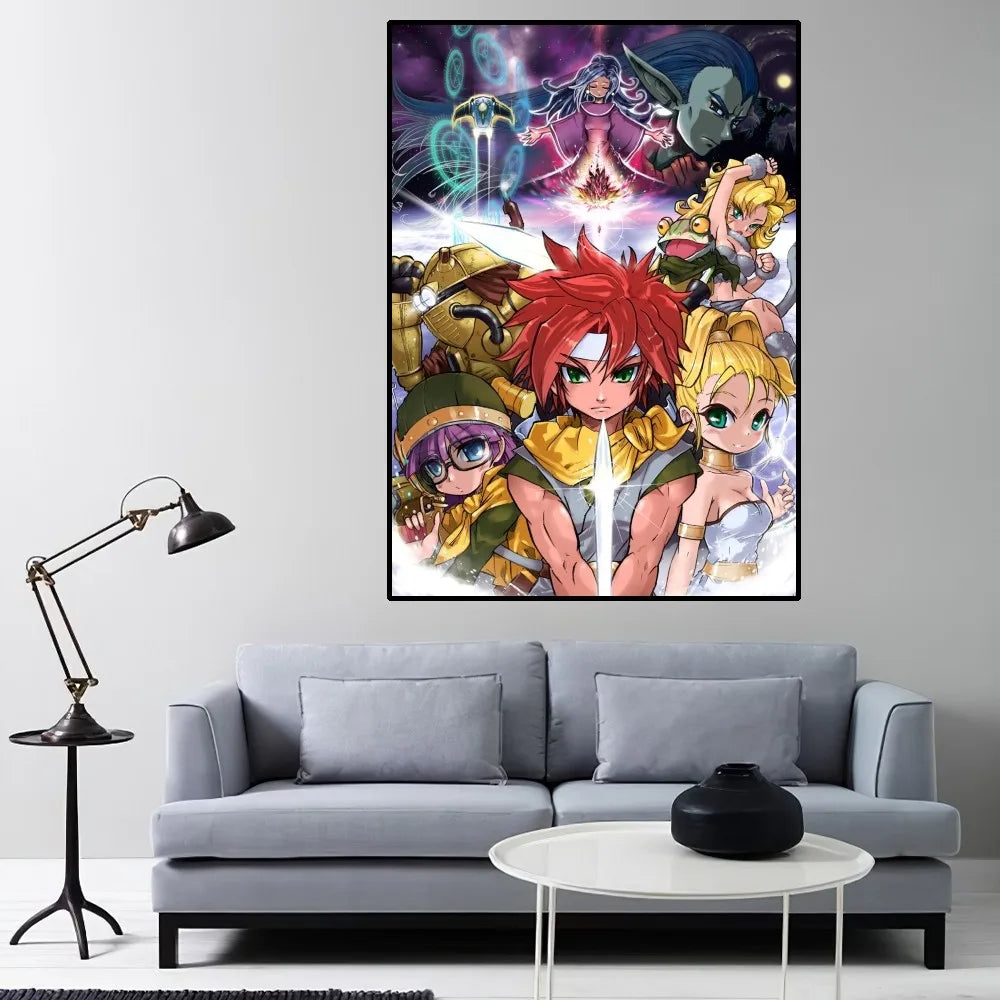 Chrono Trigger Poster Home Room Decor Aesthetic Art Wall Painting Stickers