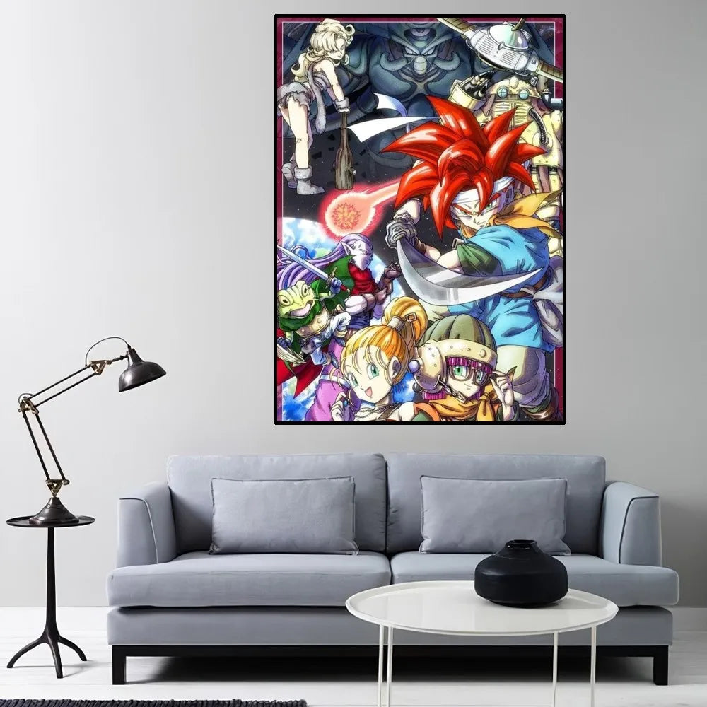 Chrono Trigger Poster Home Room Decor Aesthetic Art Wall Painting Stickers