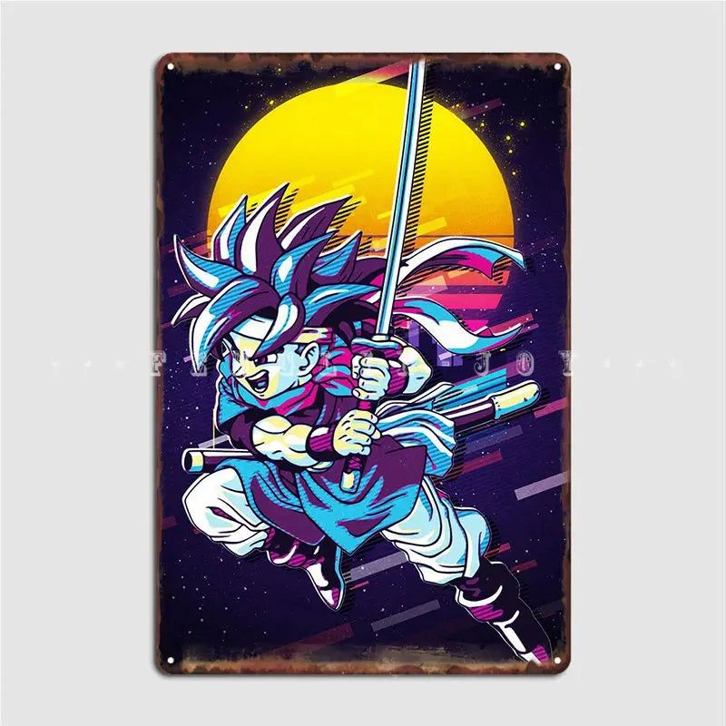 Chrono Trigger Poster Metal Plaque Decoration Club Painting Décor Pub Garage Tin Sign Posters