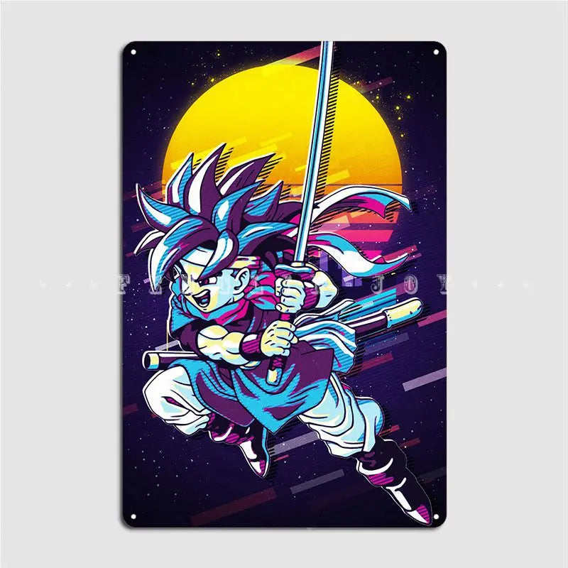 Chrono Trigger Poster Metal Plaque Decoration Club Painting Décor Pub Garage Tin Sign Posters