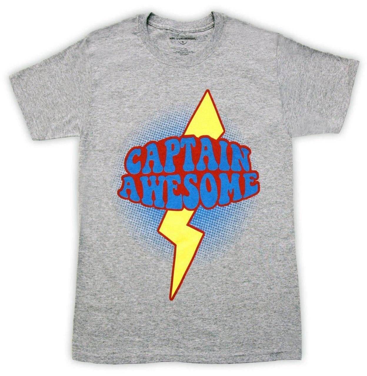 Chuck Devon Captain Awesome Woodcomb T-Shirt - S