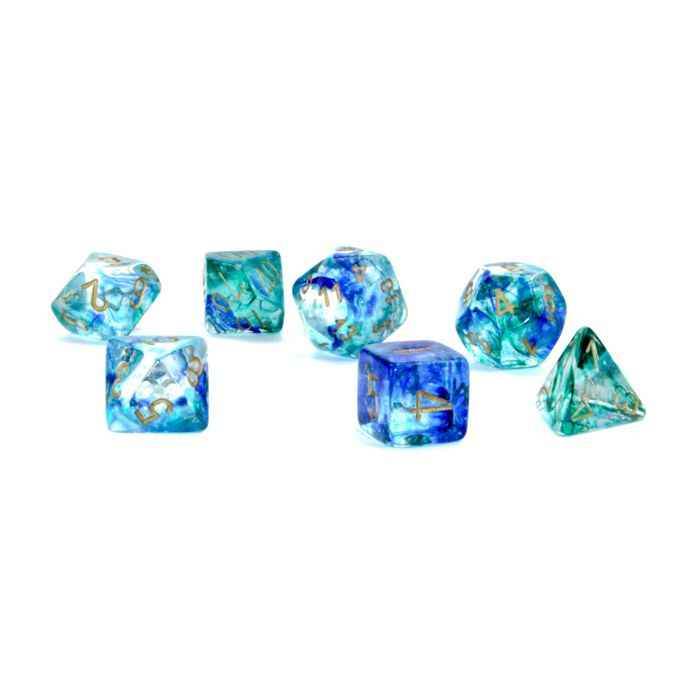 7-Set Cube Luminary Nebula Oceanic with Gold - 