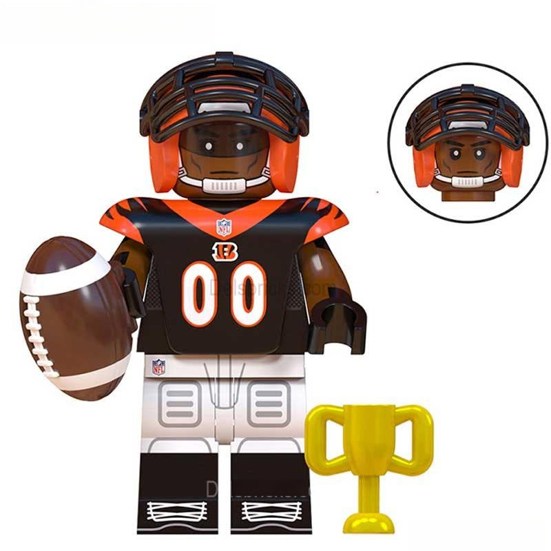 Cincinnati Bengals NFL Football Teams Lego Minifigures Custom Toys